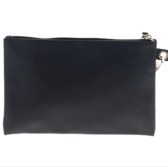 Victoria's Secret Classic Solid Black Wristlet - 10" L, 6.25" H, 1" D - Picture 5 of 5